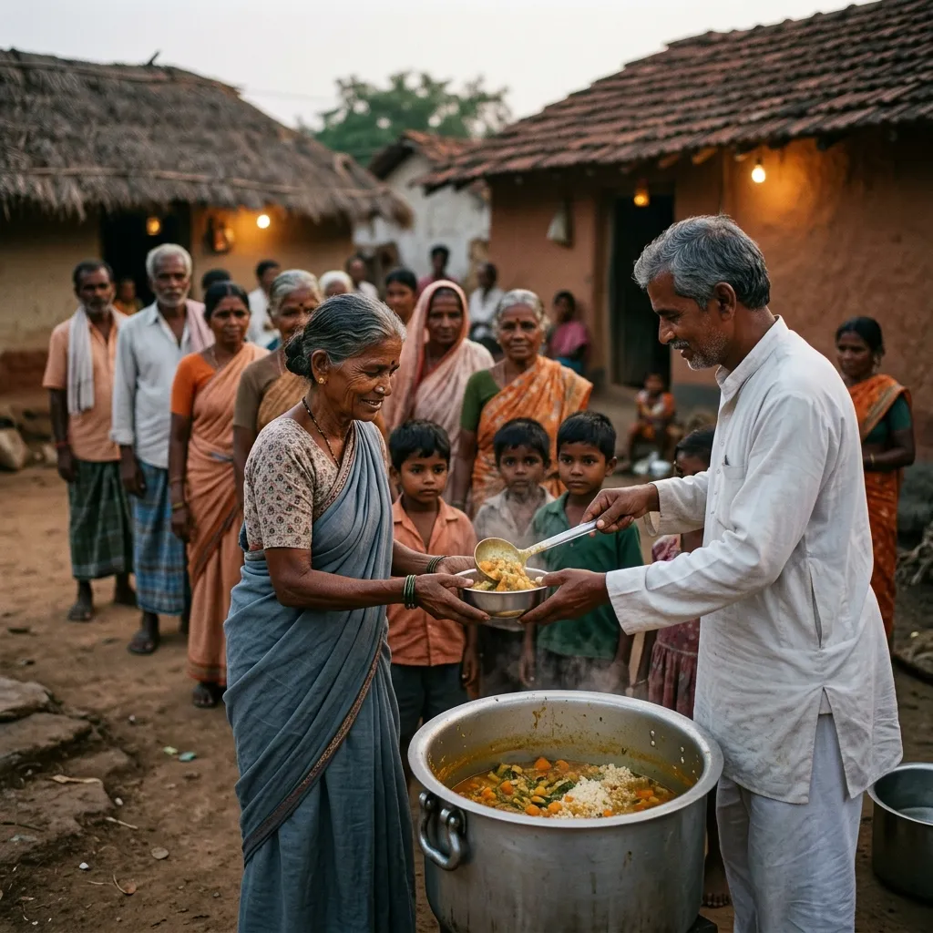 Mass food drive — Hanamkonda
